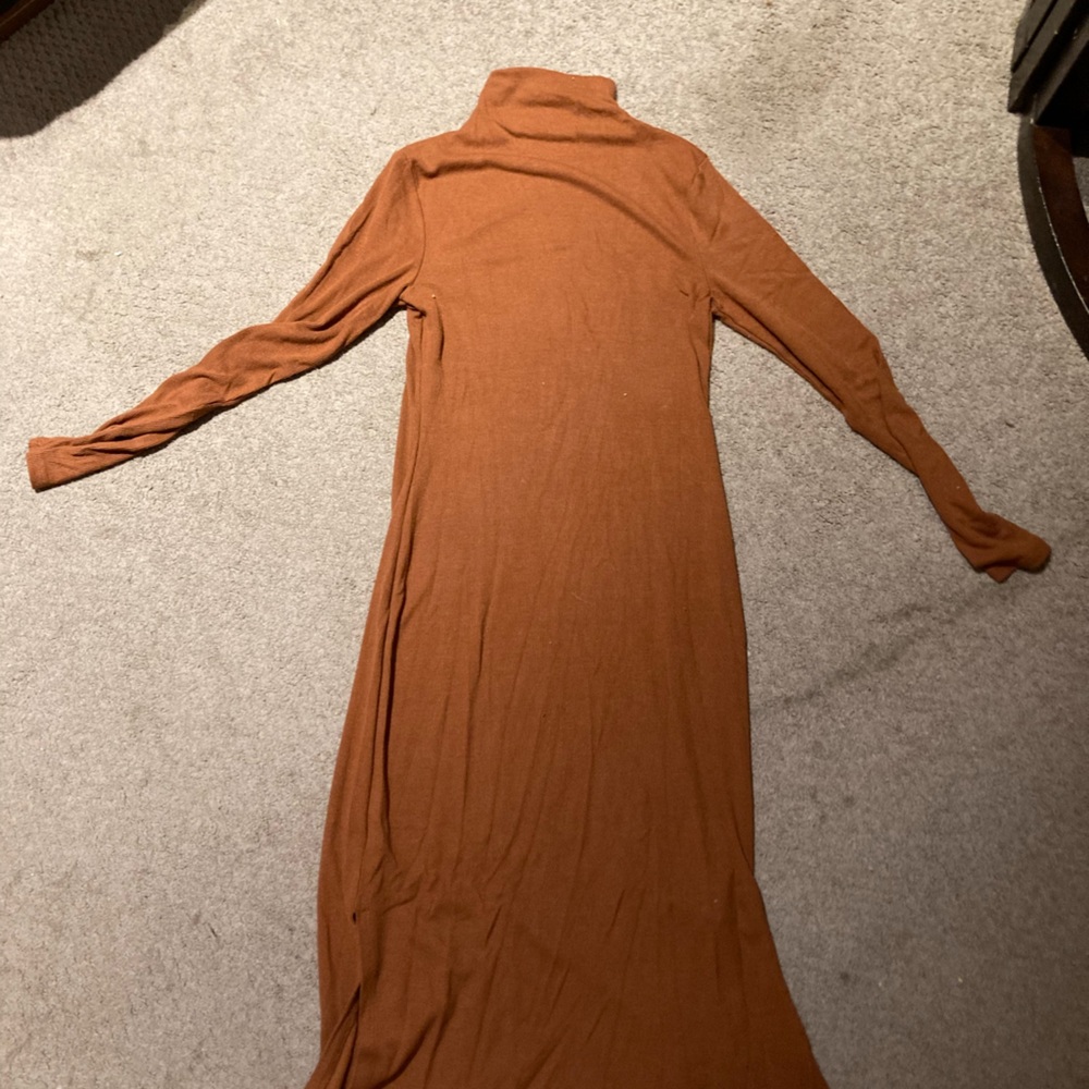 A New Day, extra small, brown turtleneck dress